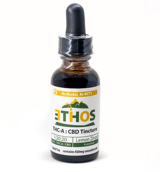 Ethos-Tincture-Lemon-Zinger-THC-A-CBD-UK